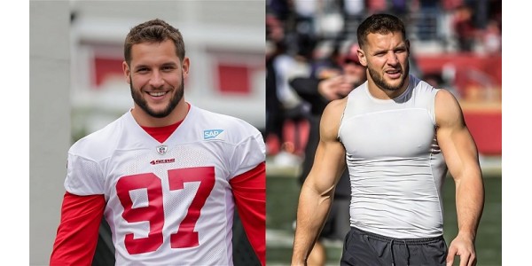 Nick Bosa tiene suerte de ser apreciado por los 49ers de San Francisco